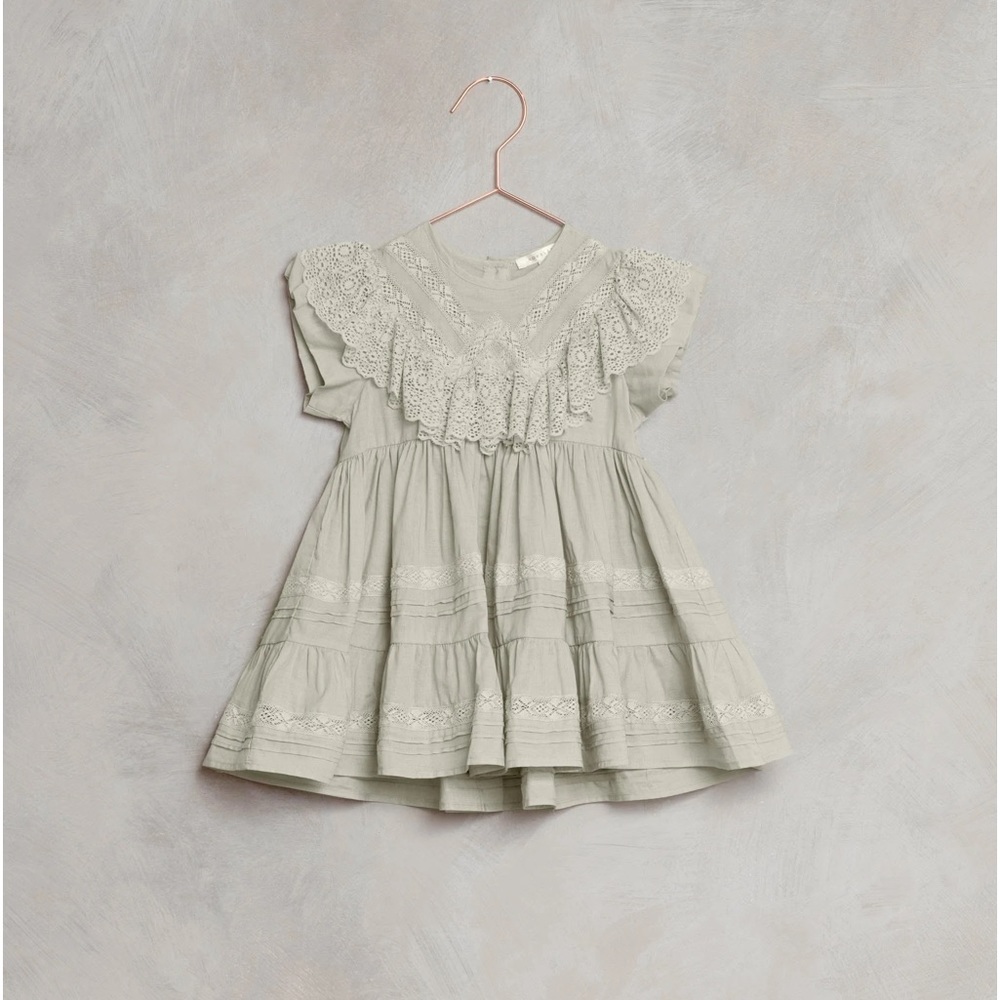 Noralee Dottie Dress - Sage 4t BRAND NEW WITH TAGS- PRICE IS FIRM